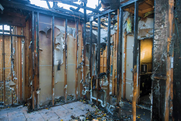 Professional Fire Damage Assessment technician working in Woodmore, MD